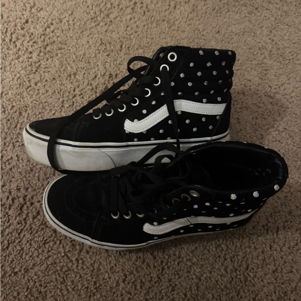 Vans Women's Black High-Top Platform Sneakers